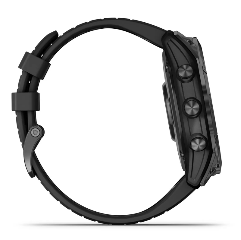 Garmin fenix 7X Pro Sapphire Solar Carbon Grey DLC Titanium with Black Band-4